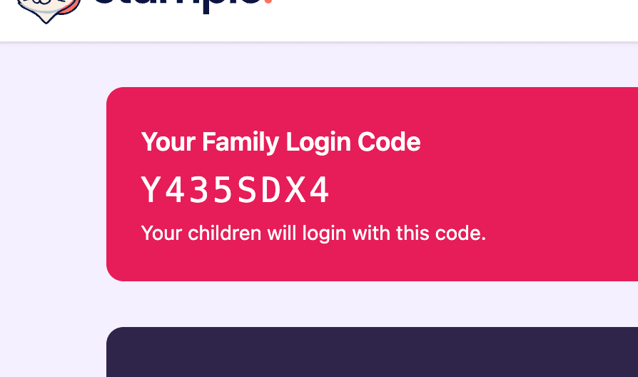 Parent account created