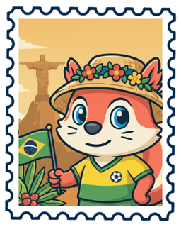Brazil stamp